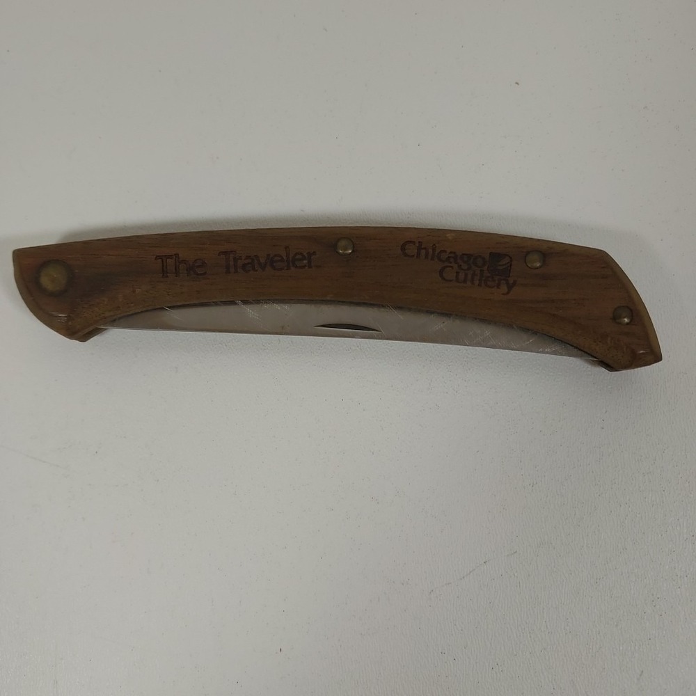 Vintage Chicago Cutlery P25 USA the Traveler Folding Knife